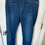 Seven 7 jeans blue slip on stretchy jeans size s Photo 0