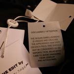 WAYF Emma Rose Top Women's Small Black Sequin Crop Sleeveless Blouse Photo 10