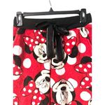 Disney Minnie Mouse Pajama Pants XS Red Polka Dot Fleece Cozy Sleep Lounge Soft Photo 5