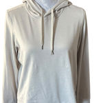 Vuori  Womens Halo Essential Hoodie Sweatshirt Lightweight Medium Light Grey Photo 0