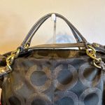 Coach  Signature Op Art Lurex Brooke Olive and Gold Hobo Bag Photo 4