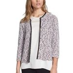 Classiques Entier  Cocoloco Tweed Cardigan Size XS sweater with leather trim! Photo 0