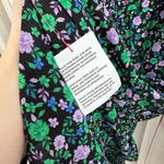 ASOS  Design Women’s 8 Black Purple Floral Ruffle Tiered Dress New Photo 3