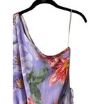 Julia Jordan Floral One Shoulder Dress Lavender Pink White Flowers Party Cocktail Photo 7