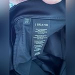 J Brand Women’s Sleek Skinny black faux leather Jeans Photo 4