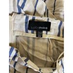 Lucy Paris  Blue Beige Striped Wide Leg Pants M Photo 5