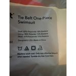 Brand New Shapermint Essentials Women's 2XL Pink One Piece Swimsuit Tie Belt Size 2X Photo 6