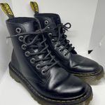 Dr. Martens  Black Luana Combat Leather Lace Up Boots Photo 0
