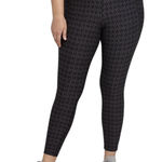 Lane Bryant NWT LIVI 7/8 Power Legging with Wicking Houndstooth Grey Black 14/16 Photo 0