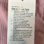 Lululemon Ebb To Street Tank Top B/C Color Pink Haze Size 10 NWT Photo 8