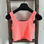 Pink Scoop Neck Sleeveless Crop Top Size XS Photo 4