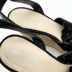 Marc Fisher  Womens Wedge Sandals 9.5 Black Espadrille Boho Beach Indie‎ Sleaze Photo 6