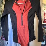 Volcom Red and black  bodysuit swimming suit Photo 0