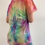 Custom Reworked Tie Dye Bedazzled Tee Size L Photo 2