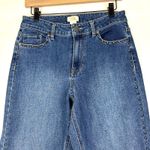 Camila Coelho  Studded Straight Leg Jeans Size 8 High Rise Medium Wash Photo 2