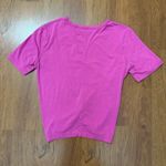 Lululemon Crescent Tee Sonic Hot Pink 4 Crop Photo 3