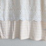 J.Crew  Embroidered Lace Overlay Striped Tank Top Photo 5