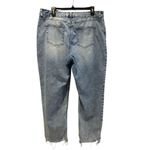 EST. 1946 Denim Distressed Faded Frayed Cropped Jeans Light Blue Size 16 Photo 5