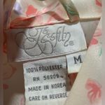 VTG Cream & Light Pink Romantic Floral Print Mid Photo 1