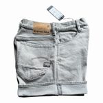 G-Star  RAW Stray Ultra High Waist Denim Shorts Size 26 NWT Sun Faded Skyrocket Photo 3