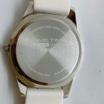 Game Time 38mm NHL Silver Tone dial White Silicone Band runs Photo 5