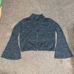 Free People  Movement Off The Grid Jacket Flare‎ Sleeve Charcoal Combo Medium Photo 2