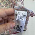 Brooks Brothers Brooks‎ Brothers Blouse Womens 4 Multicolor Silk Long Sleeve Paisley Print Sheer Photo 4