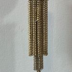 Kendra Scott Rayne Black Glass Pendant 32" Gold Chain Necklace Photo 2