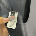 Stript Black Iman Scoop Back Short Sleeve Bodysuit Size XL Made in LA USA Photo 5