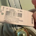 Victoria's Secret NWT Victoria’s Secret Drawstring Bag Purse Tote Cream Ivory Minimalist Cinched Photo 5