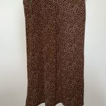 J.Jill Wearever Cinnamon Brown Dot A-Line T-Shirt Dress Size XS Photo 4