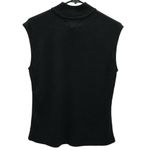 Jones Wear  Black Acrylic Sleeveless Mock Neck Lightweight Knit Sweater Top Sz XL Photo 11