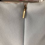 DKNY  Women's Blue Crew-Neck Crepe Pleated-Shoulder Sleeveless Dress Size 10 Photo 7