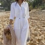 Outerknown  Station Cinched Jumpsuit Boilersuit White Utility M Photo 2