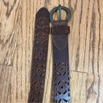 Rolf’s | Brown Genuine Leather Cut Out Belt Size L Photo 6