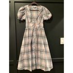 Hill House  Home Sabrina Plaid Maxi Midi Dress size small Photo 1
