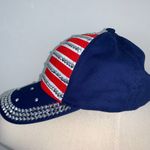 Sparkle Patriotic USA Flag Jewels Hat/Cap Photo 3