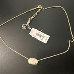 Kendra Scott  “Elisa” Gold Tone Pearl Like Necklace NWT Photo 0