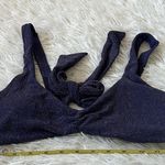 ANDIE  Swim Women’s The Honolulu top in cosm/dark blue sparkle size Medium Photo 1