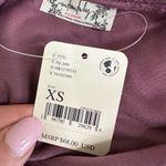 Free People  All Night Velvet Tunic Fig Jam Women's XS NEW Photo 4