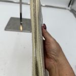 Gucci  Long Wallet GG Embossed Zip Around Ivory Leather Women's Designer Photo 4