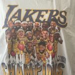Fanatics Lakes Tee White Cotton Shirt Unisex NBA Champion 2020 basketball Sz XL Photo 87