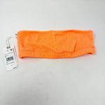 Good American Women Orange Cream Crinkle Basic Bandeau Bikini Top Size 1/2 S/M Photo 1