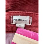 Madewell  Cali Demi Boot Corduroy‎ Button Fly Red Jeans Size 24 Photo 6