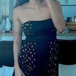 Diane Von Furstenberg Y2K DVF silk balloon strapless star print dress Photo 0