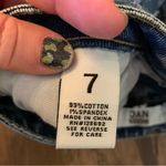 Madden Girl Madden NYC Juniors Womens Size 7 Button Fly Blue Denim Skort Shorts Photo 5