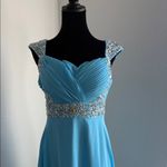 Stunning Light Blue Prom Dress with Embellished Straps Size undefined Photo 1