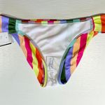 Salt + Cove New Cabana Stripes Shirred Tab Side Hipster Bikini Bottoms Size XS Photo 9