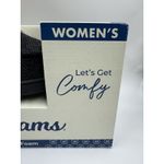 Dearfoams  Slippers Womens M 7-8 House Faux Fur Shoes Indoor/Outdoor Black New Photo 5