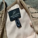 Adrianna Papell  Beige Sleeveless Blouson Beaded Gown 2 Photo 4